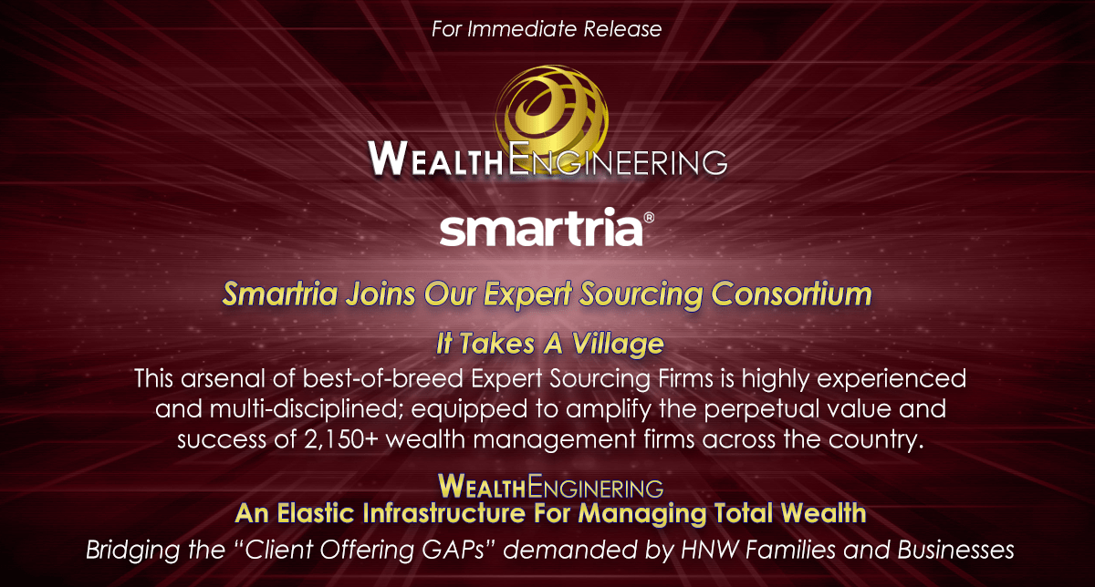 Smartria Joins The Wealth Engineering Expert Sourcing Consortium