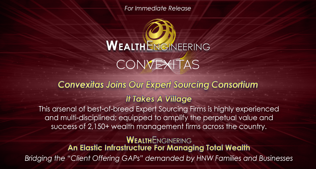 Convexitas Joins The Wealth Engineering Expert Sourcing Consortium